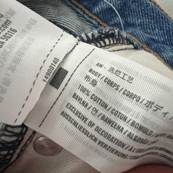 Abercromie & Fitch The Boyfriend Shorts Mid Rise Women Size 0 NEW - Picture 7 of 10